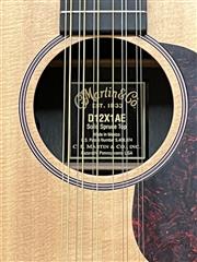 Martin D12X1 Dreadnought Solid Spruce Top 12 String Acoustic Guitar